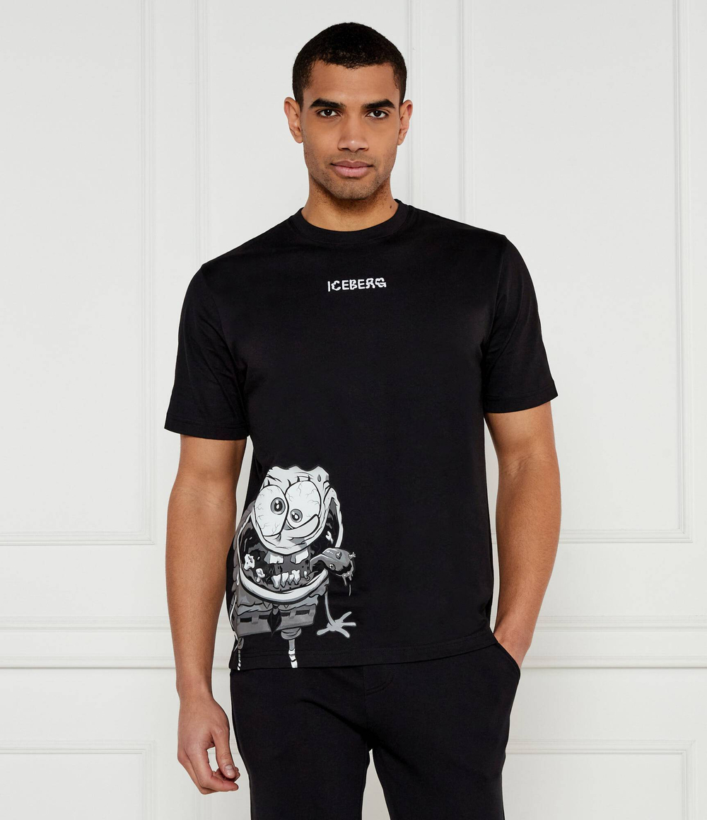 Футболка Iceberg x Spongebob Iceberg - черный(252 I1P F072 6327)
