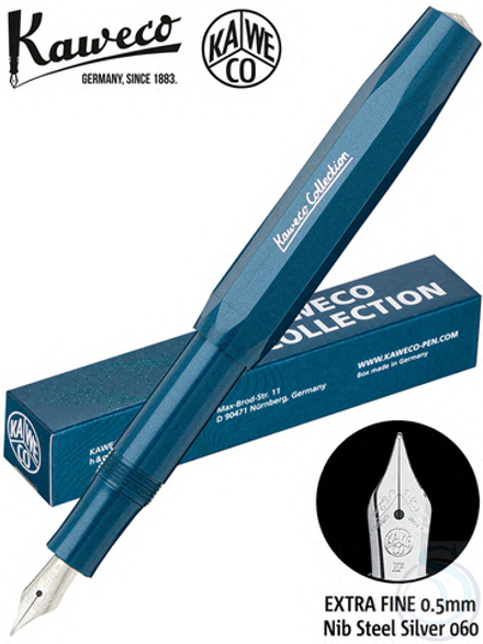 Перьевая ручка Kaweco Toyama Teal EF (11000205) 0.5 мм темно-бирюзовый корпус