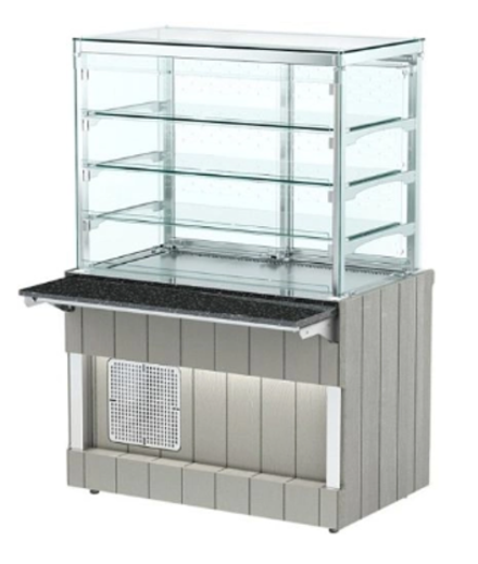 Витрина холодильная REFETTORIO Kids RSK13CS, стеклопакет