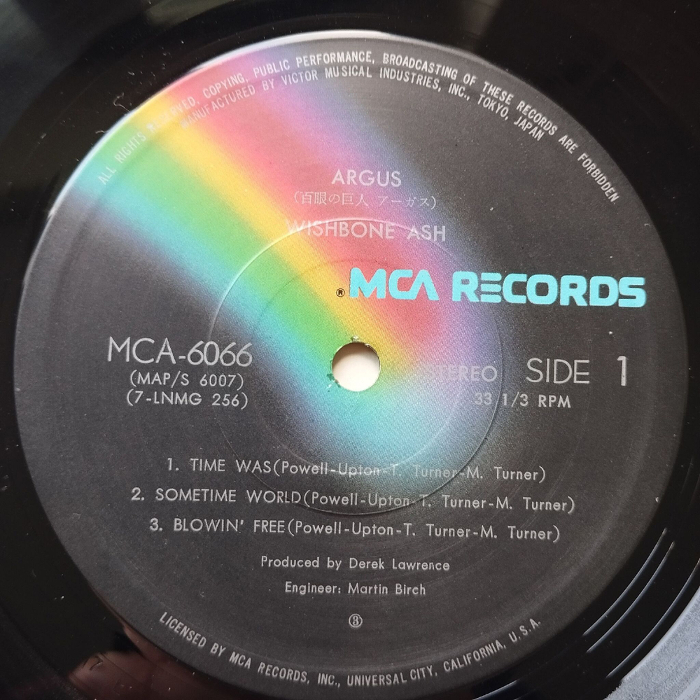 Винтажная виниловая пластинка LP Wishbone Ash Argus (Japan 1976) (No Obi) The King Will Come