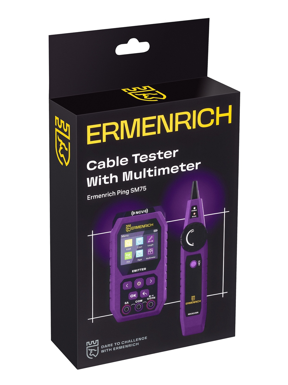 Кабельный тестер с мультиметром Ermenrich Ping SM75