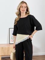 Блузка Сиеста-6 Виотекс ЧЁРНЫЙ