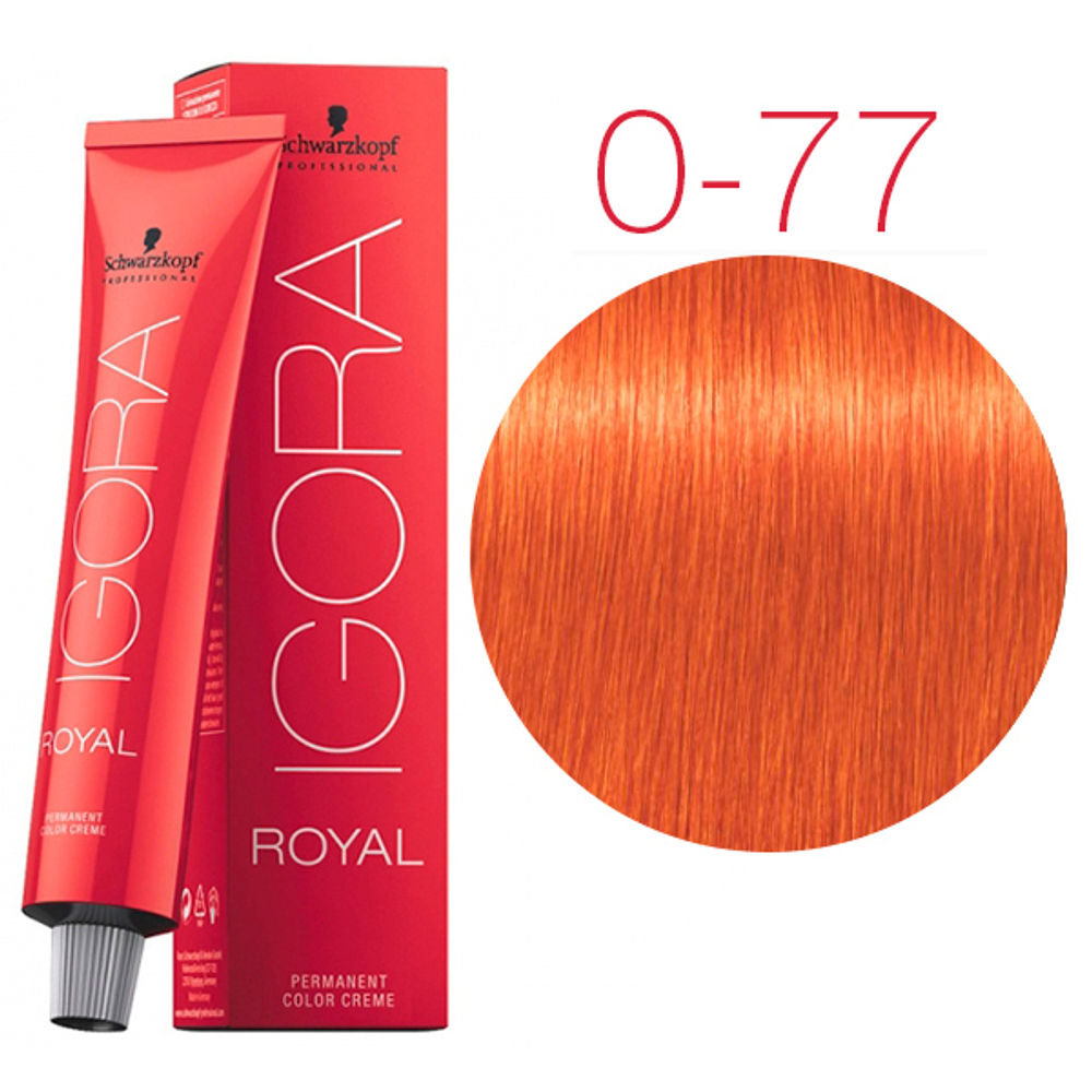 Краска для волос Igora Mixtones 0-77 Медный микстон Schwarzkopf Professional, 60 мл