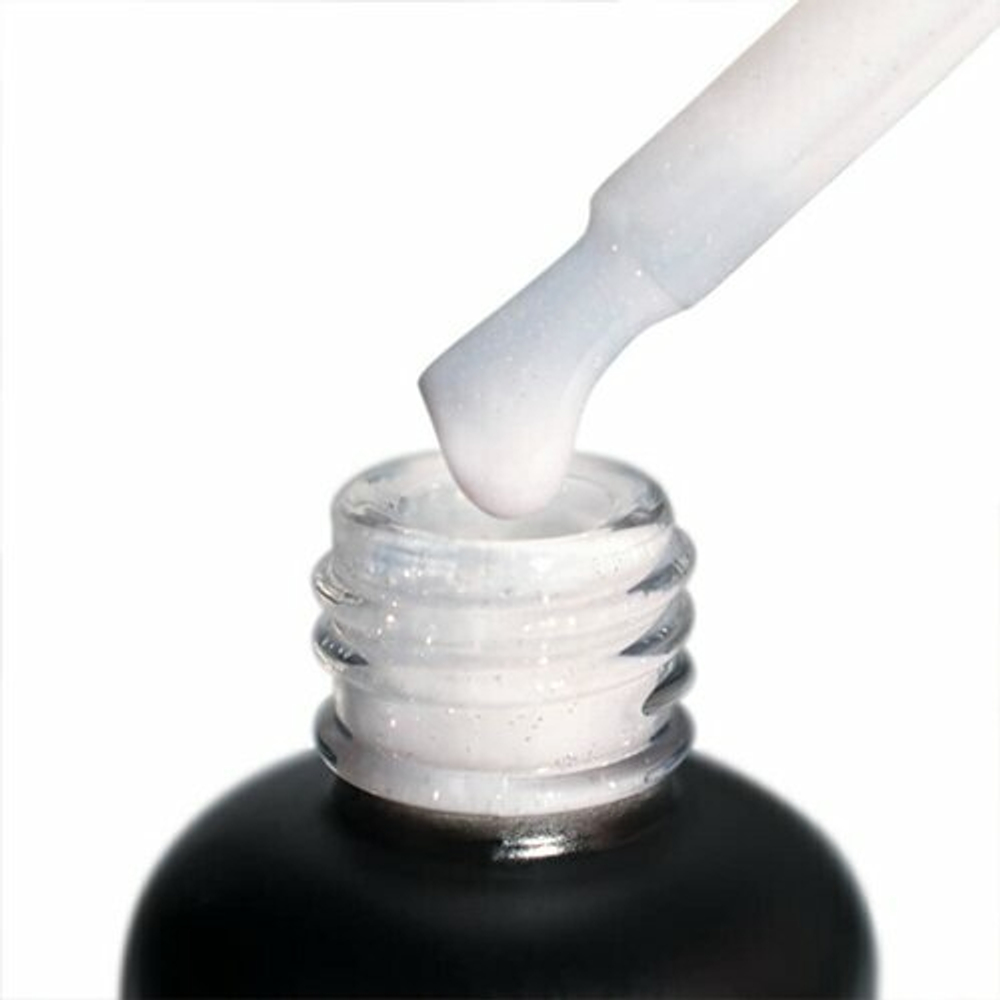 База светоотражающая сверкающая PNB молочная 8 мл УФ/ЛЕД/Crystal Base PNB milk 8 ml