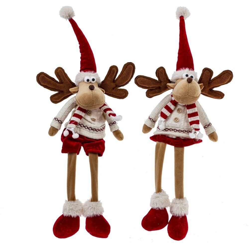 GAEM Игрушка набивная "Олень", L20 W9,5 H42/15 см, 2в.