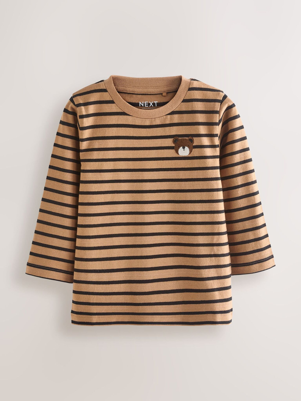 Лонгслив для мальчика Next N71-069, 3 шт., Кирпичный, Бежевый
