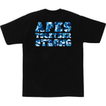 A Bathing Ape Abc Camo College Ats Tee черный синий