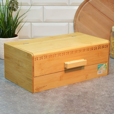 Хлебница бамбук №8, 36*22*14см