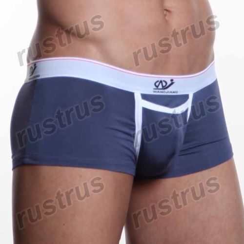 Мужские трусы хипсы синие WANGJIANG WG00002