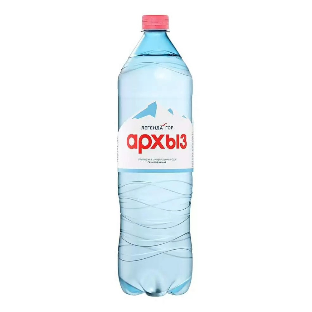 Вода минеральная Архыз 1,5л Газ