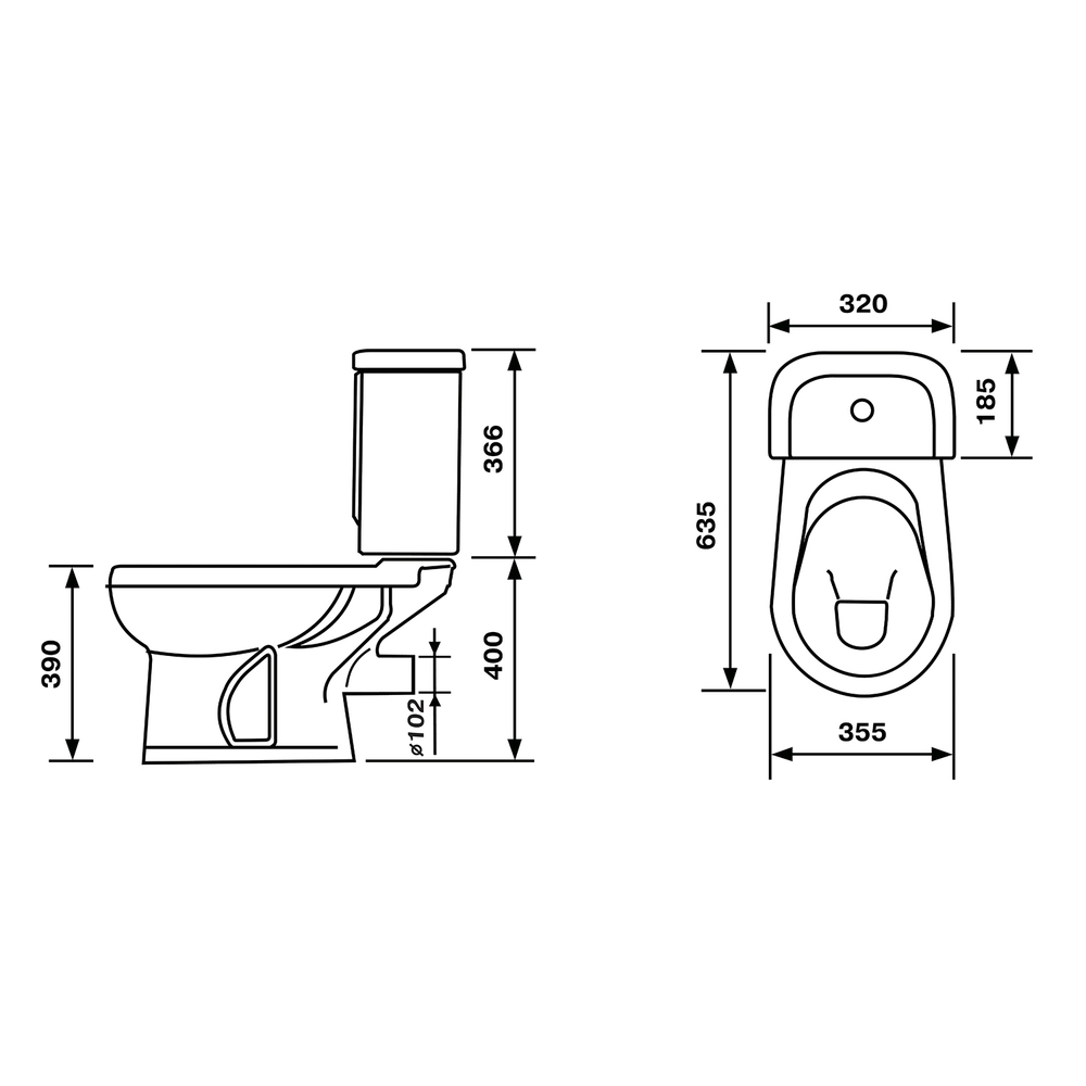 Унитаз-компакт "Ирида" зеленый (гориз, нижн, сид, арм) (Ст.Оскол)