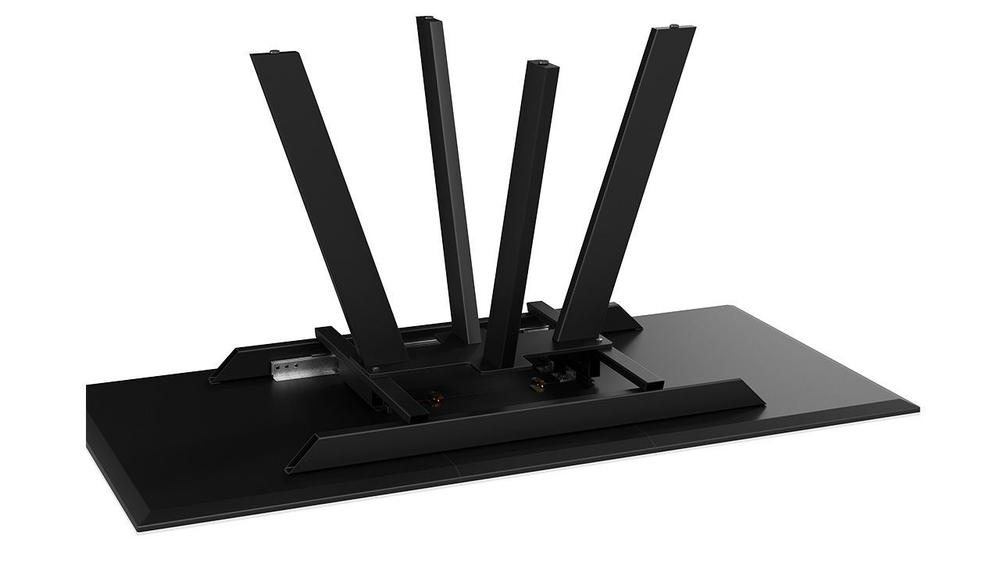 Стол кухонный обеденный раздвижной Черный муар/Керамика матовая черный мрамор 120(160)х80х76 см