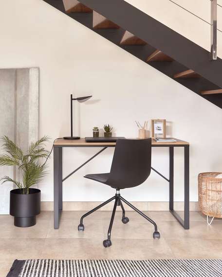 Письменный стол Talbot 120x60 см черный