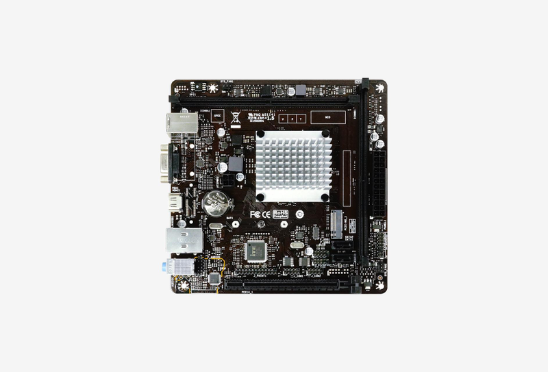 Материнская плата Biostar J4125NHU + Celeron J4125 onboard