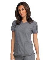 Топ медицинский женский Dickies DK730, серый, XL