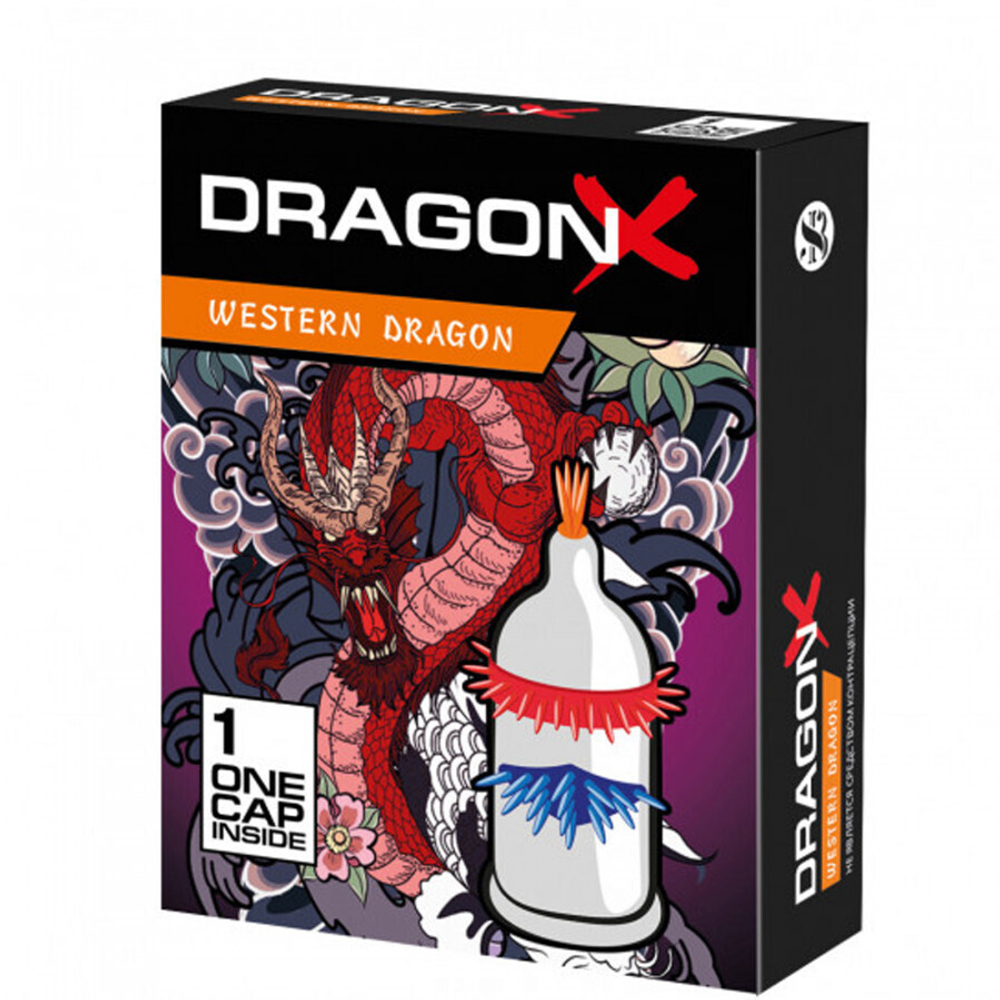 Насадка стимулирующая Sitabella Extender Western Dragon с усиками 1 шт