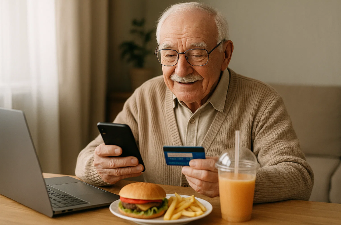 Пенсионеры распробовали онлайн-доставку