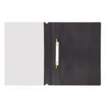 Папка-скоросшиватель пластиковая Alingar, A4, черный, 160 мкм, пакет европодвес