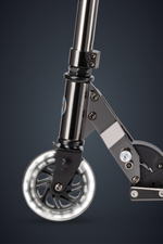 Самокат Micro Sprite LED Неохром черный