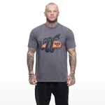 Футболка CLAN13 GASOLIN SNAKE, серый