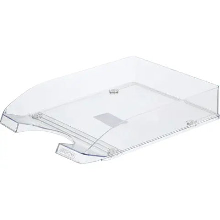 Лоток горизонтальный для бумаг Attache Line пластиковый прозрачный