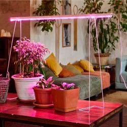 ULI-P43-35W-SPBX IP40 WHITE Светильник для растений светодиодный линейный. 1150мм. выкл. на корпусе. Алюминий. Спектр с дальним красным для рассады и досвечивания в период роста. TM Uniel