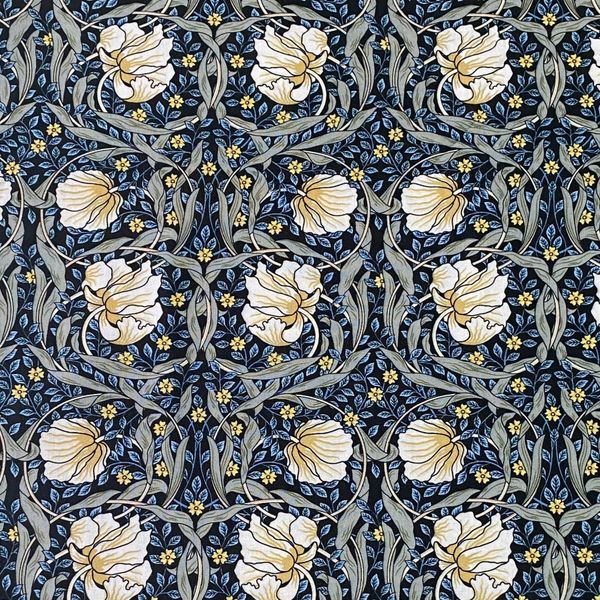 Pimpernel синий, Моррис, 100% хлопок Handmade Fabrics 2