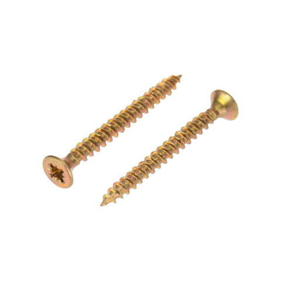 Саморез универсальный жёлтый оцинкованный 3,5×41, 1 шт.