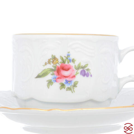 Набор чайных пар Bernadotte Полевой цветок 250 мл(6 пар)