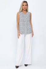 Блуза Данита (черно-белая) Б13778-16М LT Collection