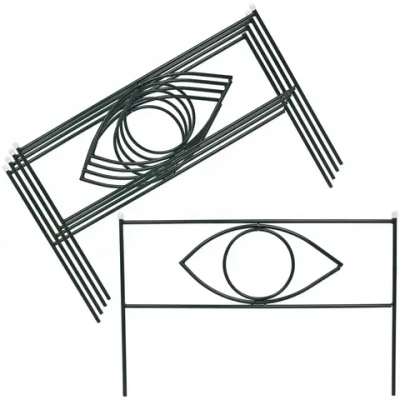 Заборчик садовый «Око» 45*67*335см (5 деталей)