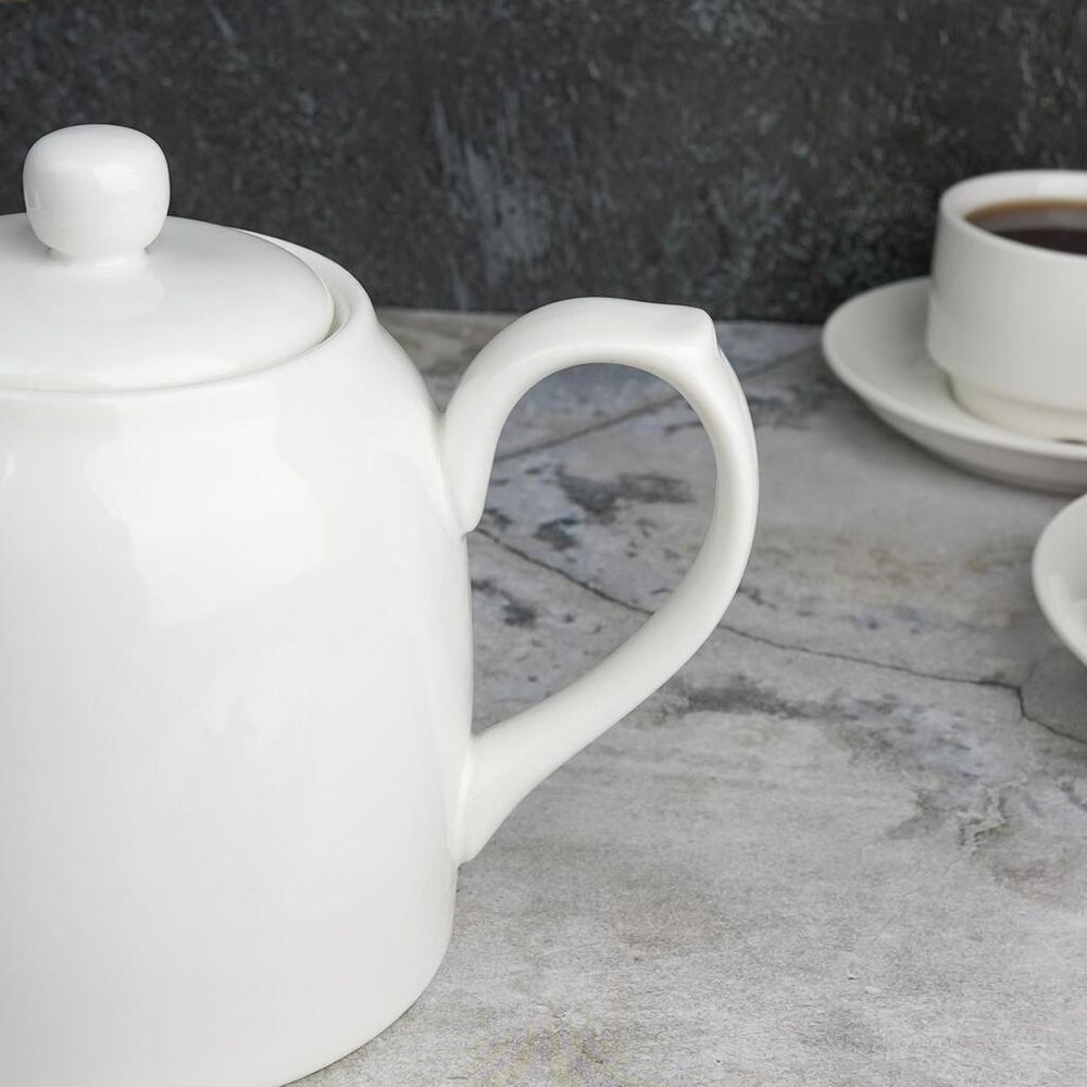 Чайник 900 мл d 12 см h14 см белый фарфор P.L. Proff Cuisine [1]