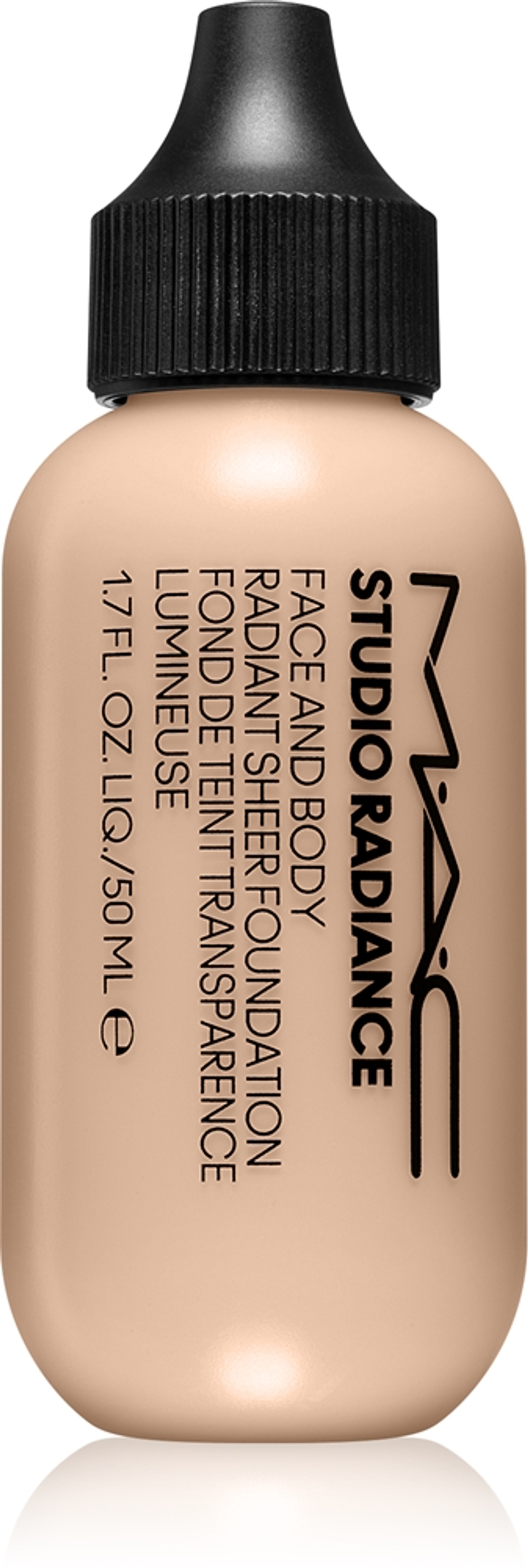 MAC Cosmetics Studio Radiance Face and Body Radiant Sheer Foundation - легкий тональный крем для лица и тела оттенок W1, 50 ml