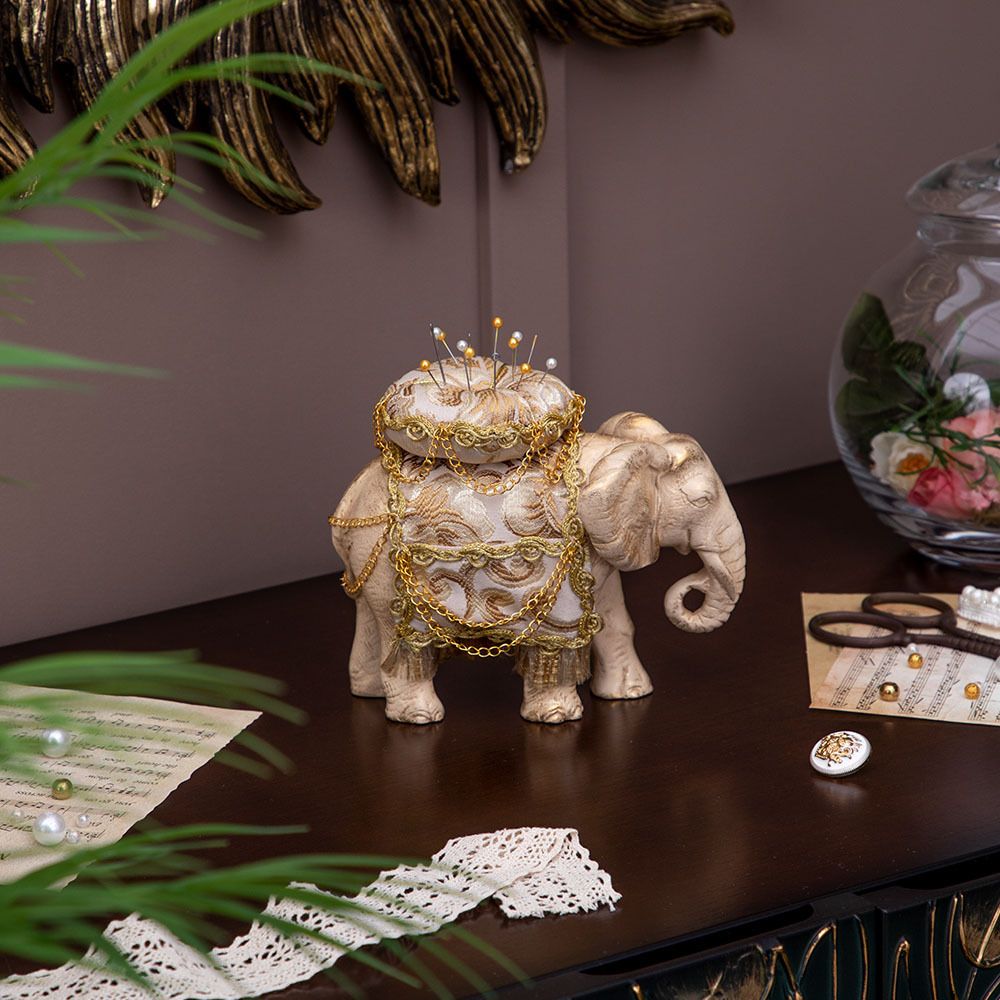 Игольница Слон Айвори Голд