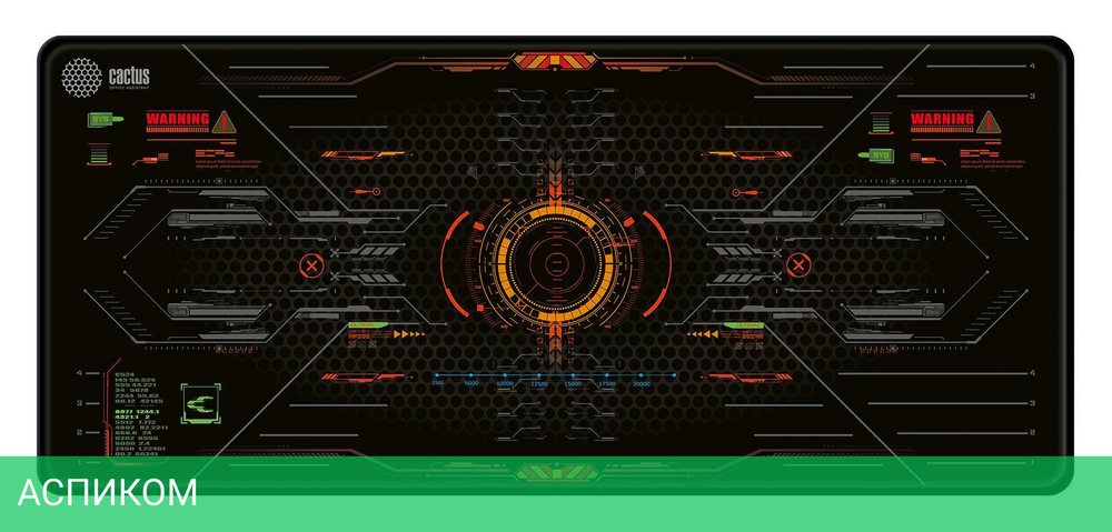 Коврик для мыши Cactus CS-MP-PRO05XXL Skytrek