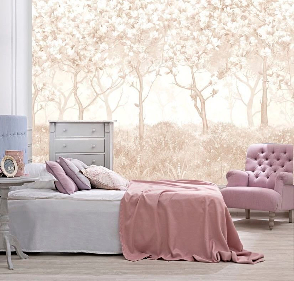 Дизайнерские обои-панно. Коллекция: Garden, Арт.: СК-010-07. Размер: 260 х 370 см.