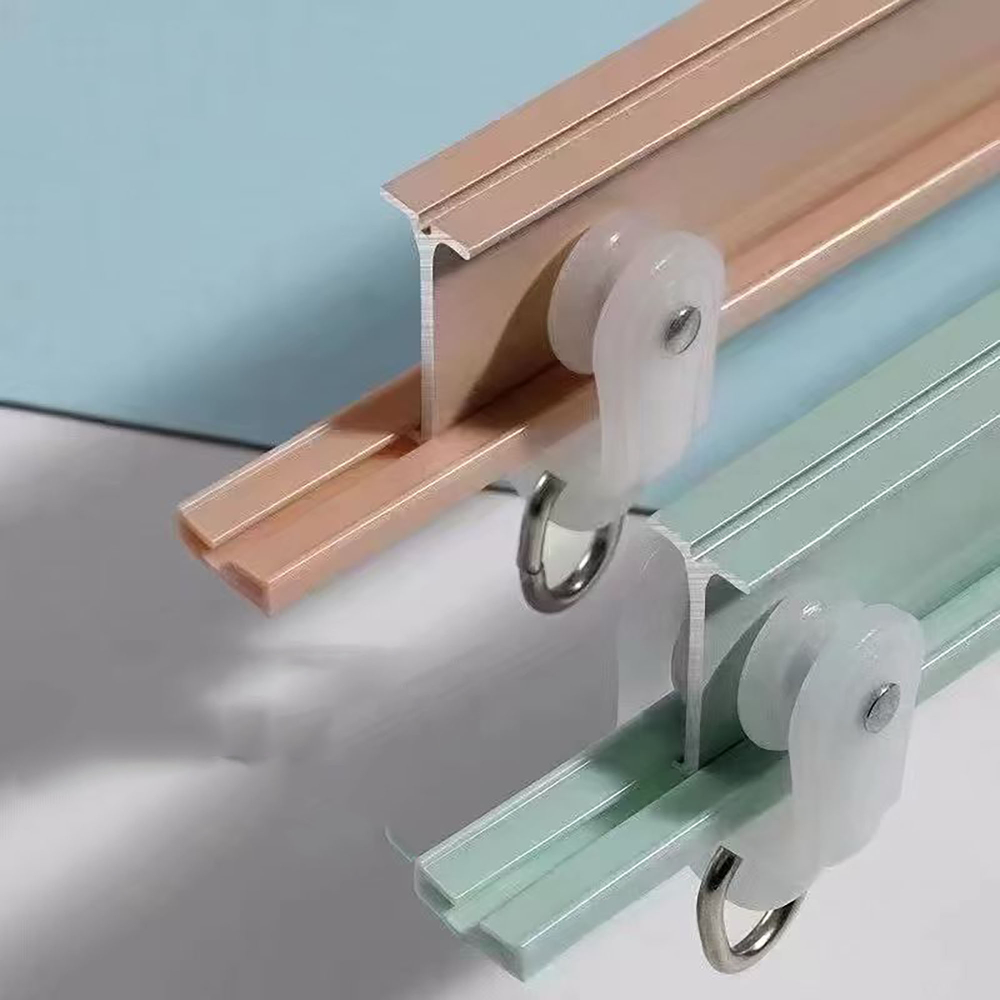 Карниз для штор изогнутый, алюминиевый