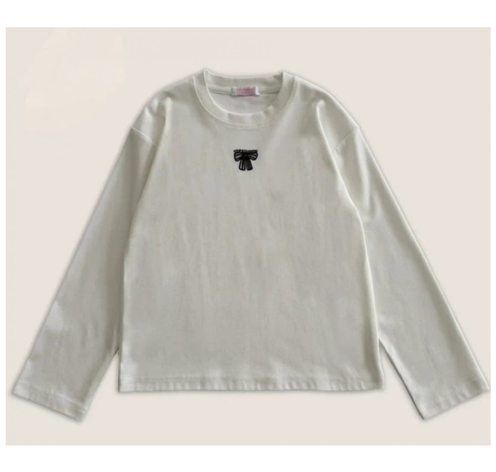 Лонгслив бантик