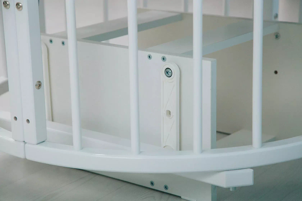 Маятник к кроватке-трансформер ЛДСП "МеrryHappy Classic" (МерриХэппи Классик) 6 в 1, цвет белый