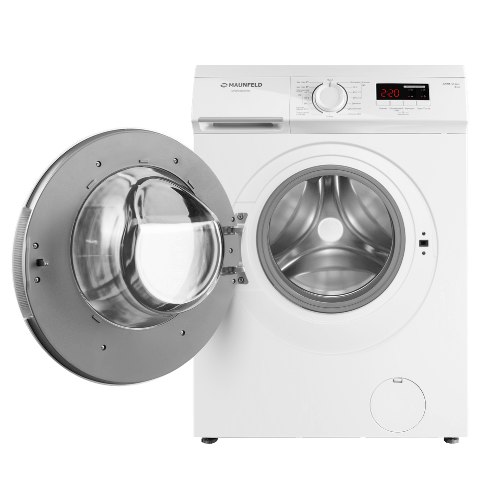 Стиральная машина  MAUNFELD MFWM106WH05 6 кг.