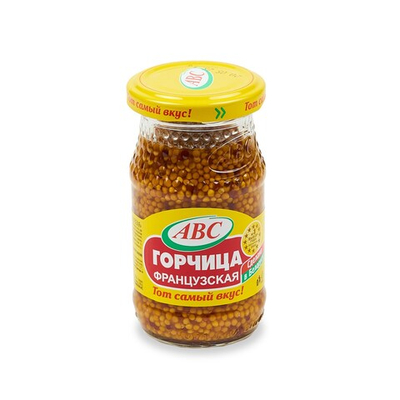 Горчица "Французская" 160 г, "АВС", Беларусь
