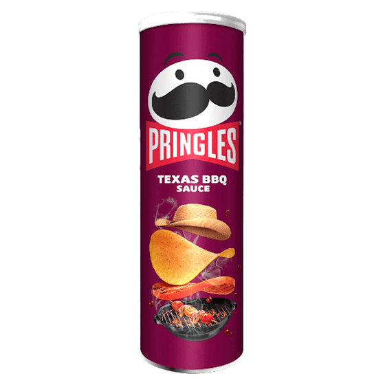 Чипсы PRINGLES 165 гр Барбекю (TEXAS) (19)