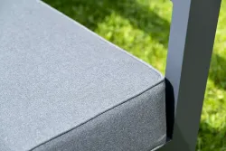 "Гранада" лаунж-зона из алюминия со столиком из HPL