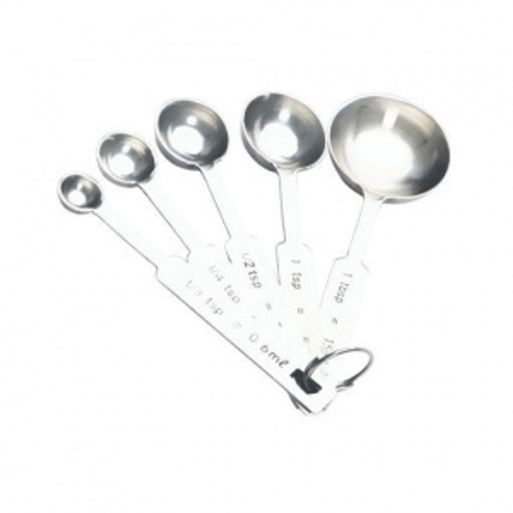 Набор мерных ложек P.L. Proff Cuisine,5 шт: 0,6; 1,25; 2,5; 5; 15 мл