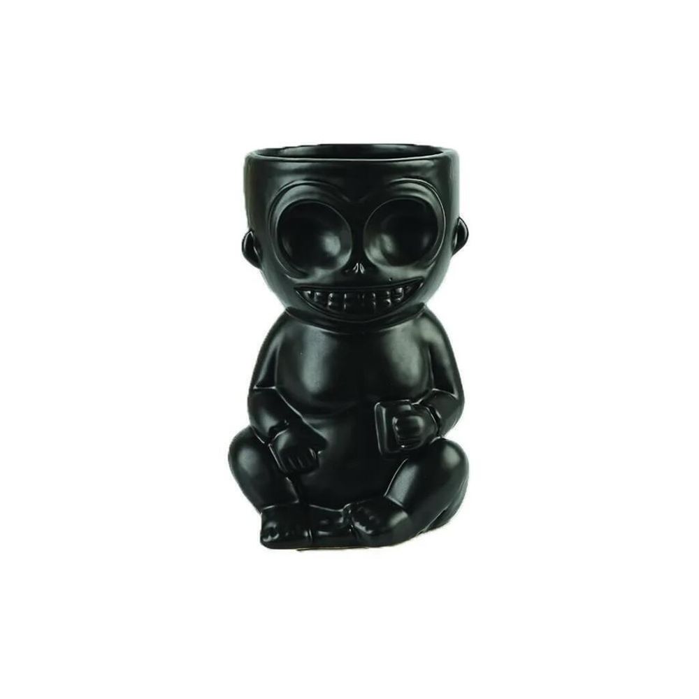 Бокал стакан для коктейля 500 мл "Тики" d 8,8 см h14,9 см черный керамика B'Guys P.L.- Barbossa