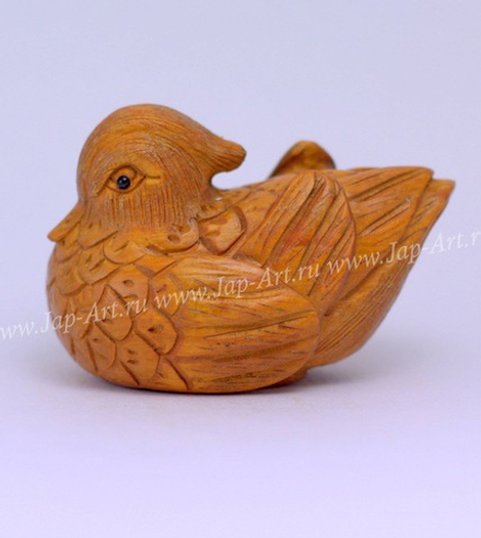 Нэцкэ Утка мандаринка
