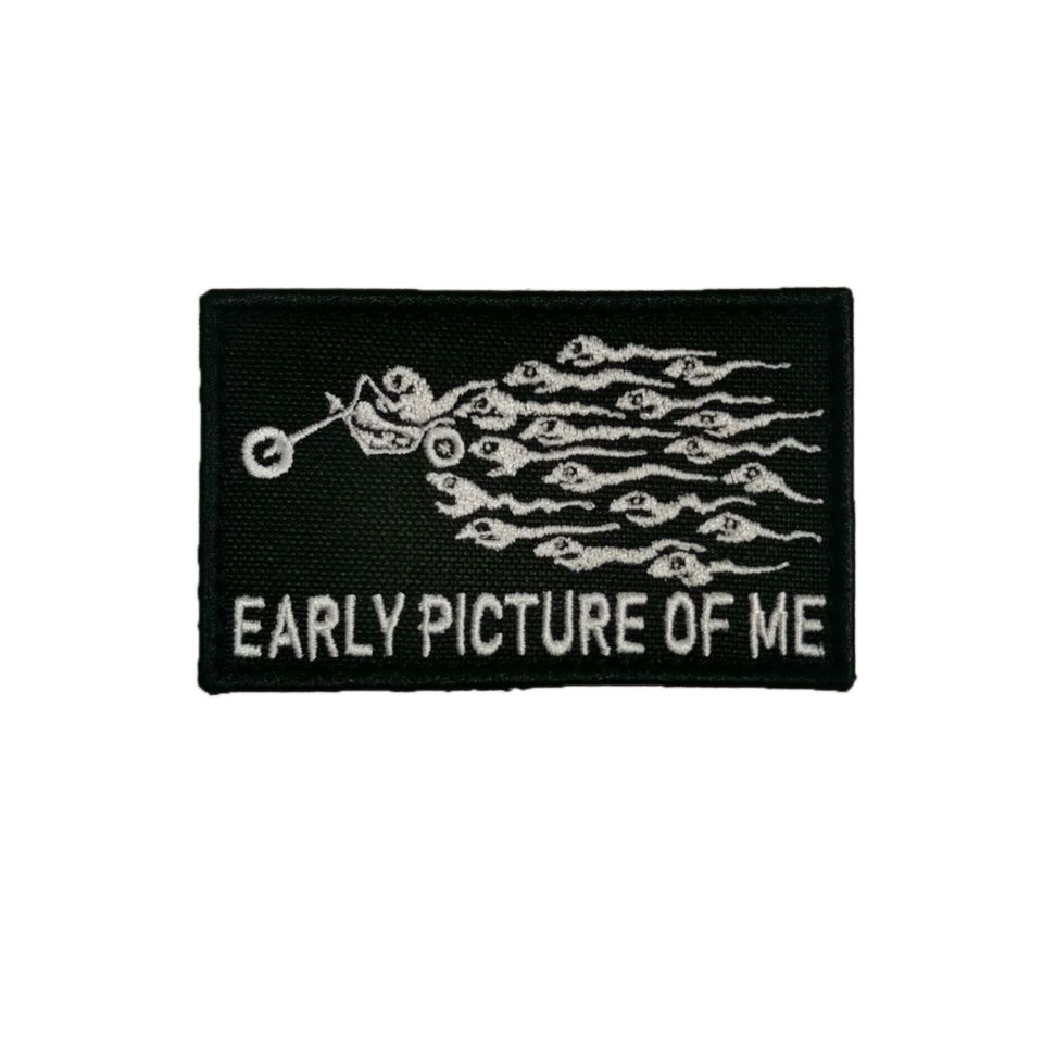 Патч Моё раннее фото (белый)