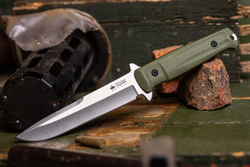 Тактический нож Trident AUS-8 StoneWash G10 Olive