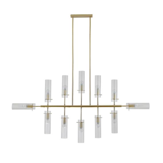 Подвесная люстра Indigo Saetta 11053/12R Gold V000565