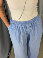 Костюм голубой с кружевом